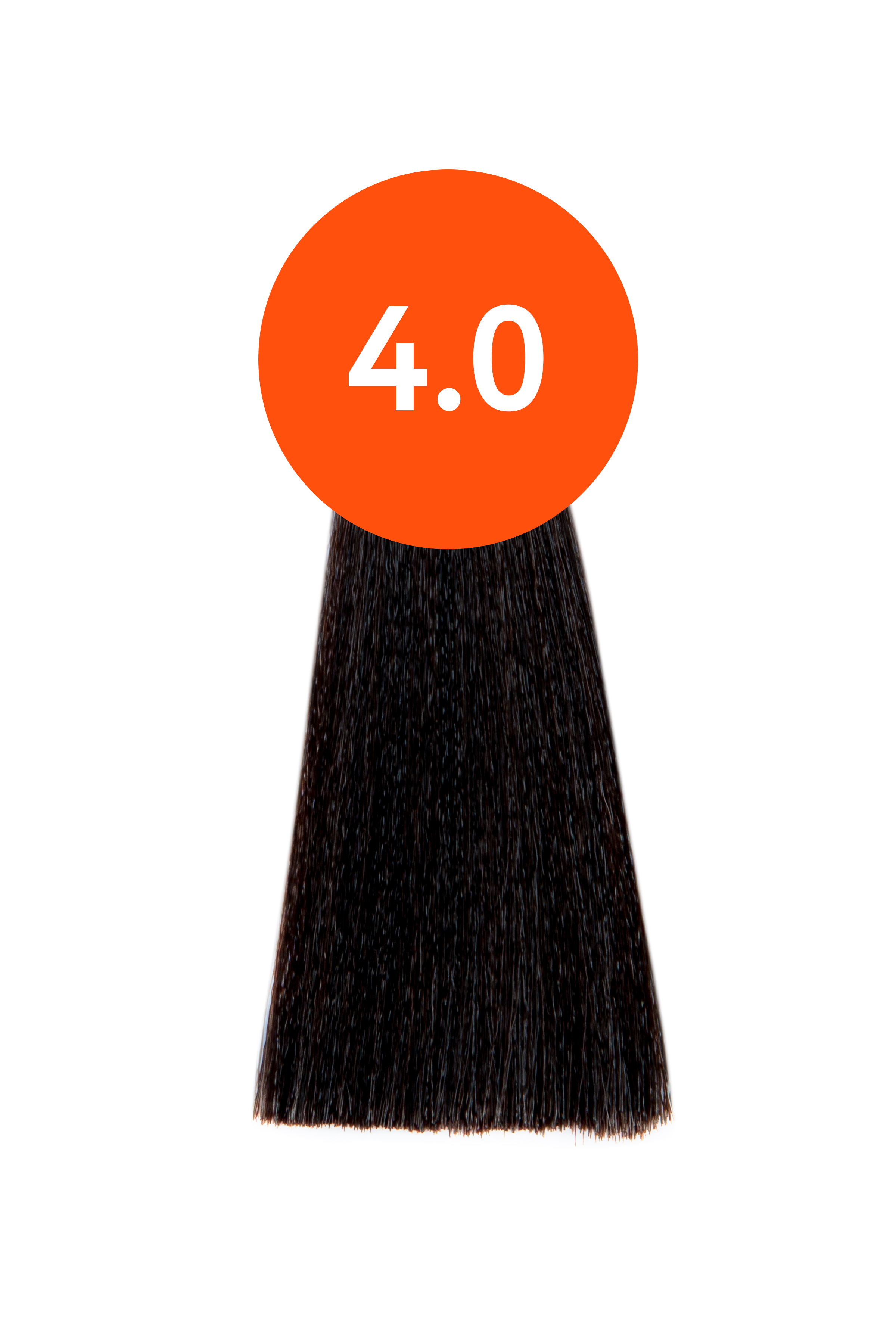 OLLIN "N-JOY"  4/0 – шатен, перманентная крем-краска для волос 100мл