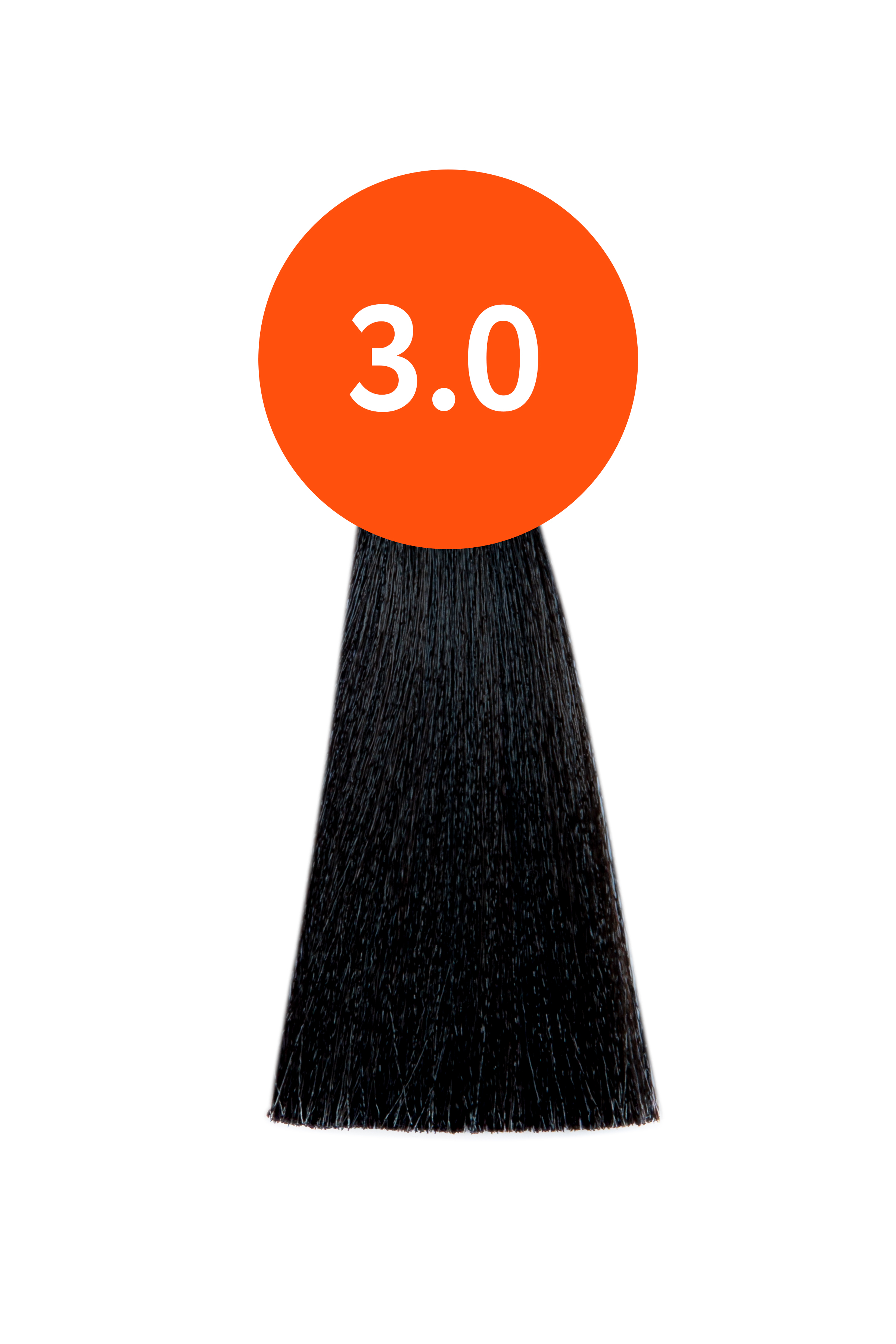 OLLIN "N-JOY"  3/0 – темный шатен, перманентная крем-краска для волос 100мл