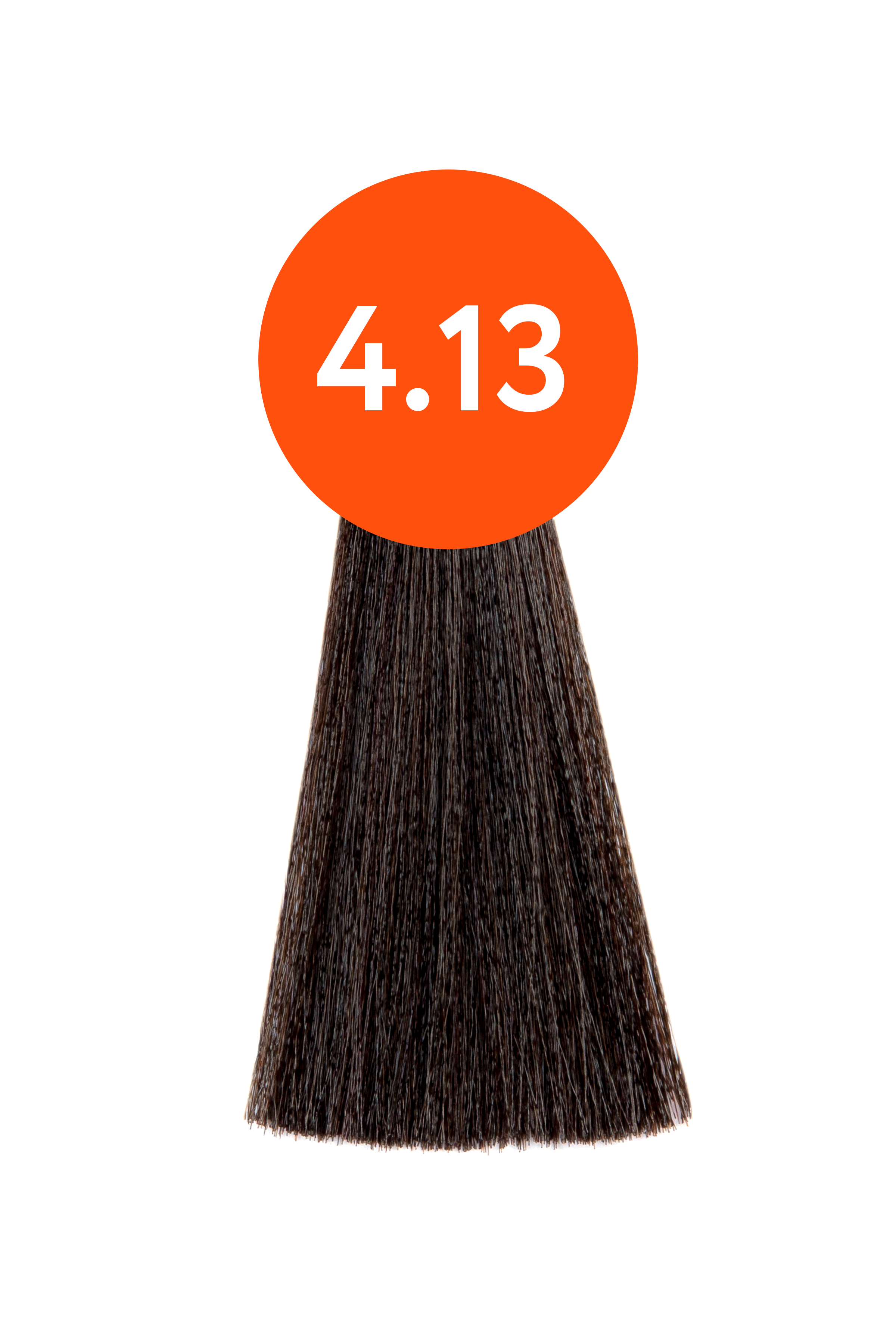 OLLIN "N-JOY"  4/13 – шатен пепельно-золотистый, перманентная крем-краска для волос 100мл