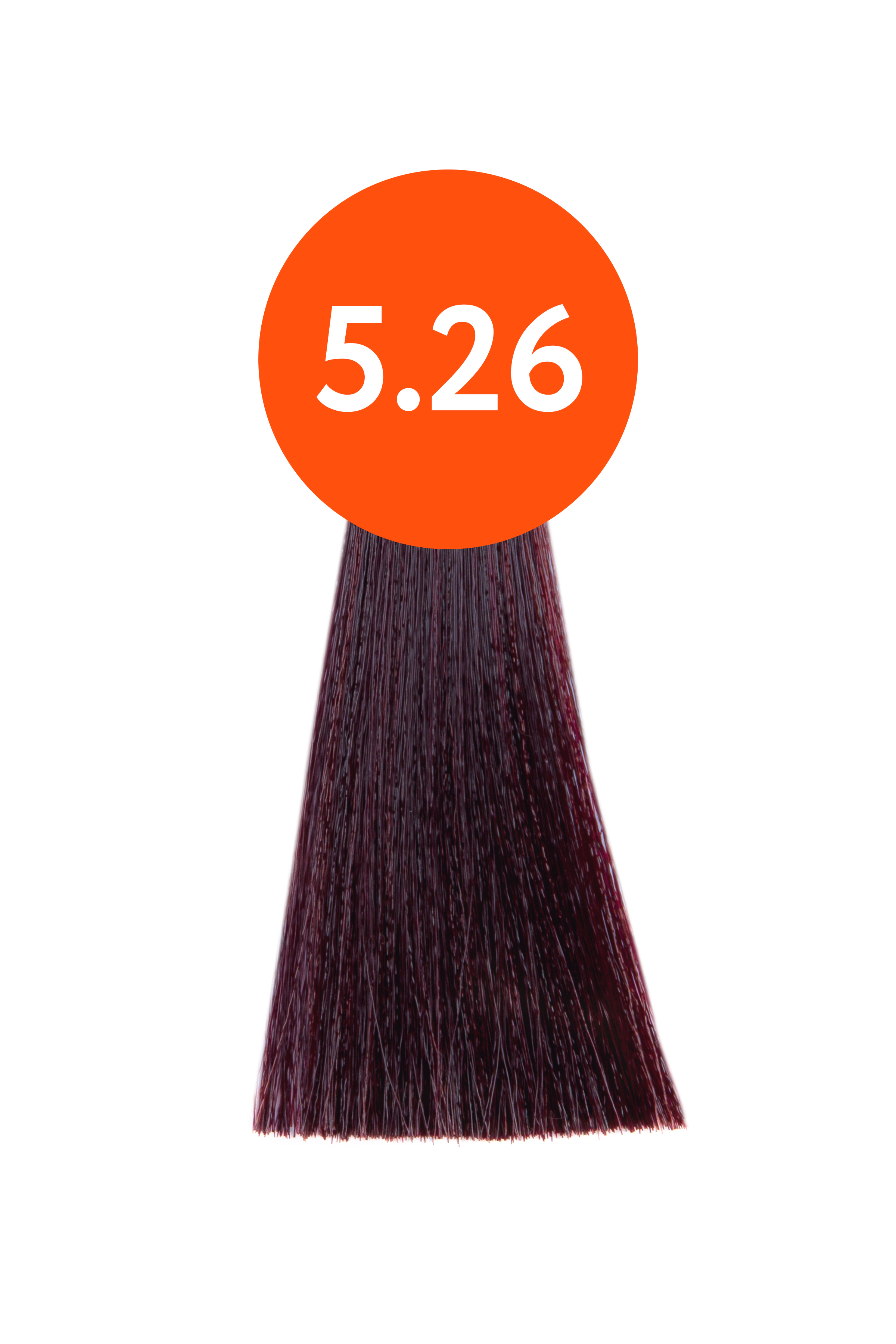 OLLIN "N-JOY"  5/26 – светлый шатен фиолетово-красный, перманентная крем-краска для волос 100мл
