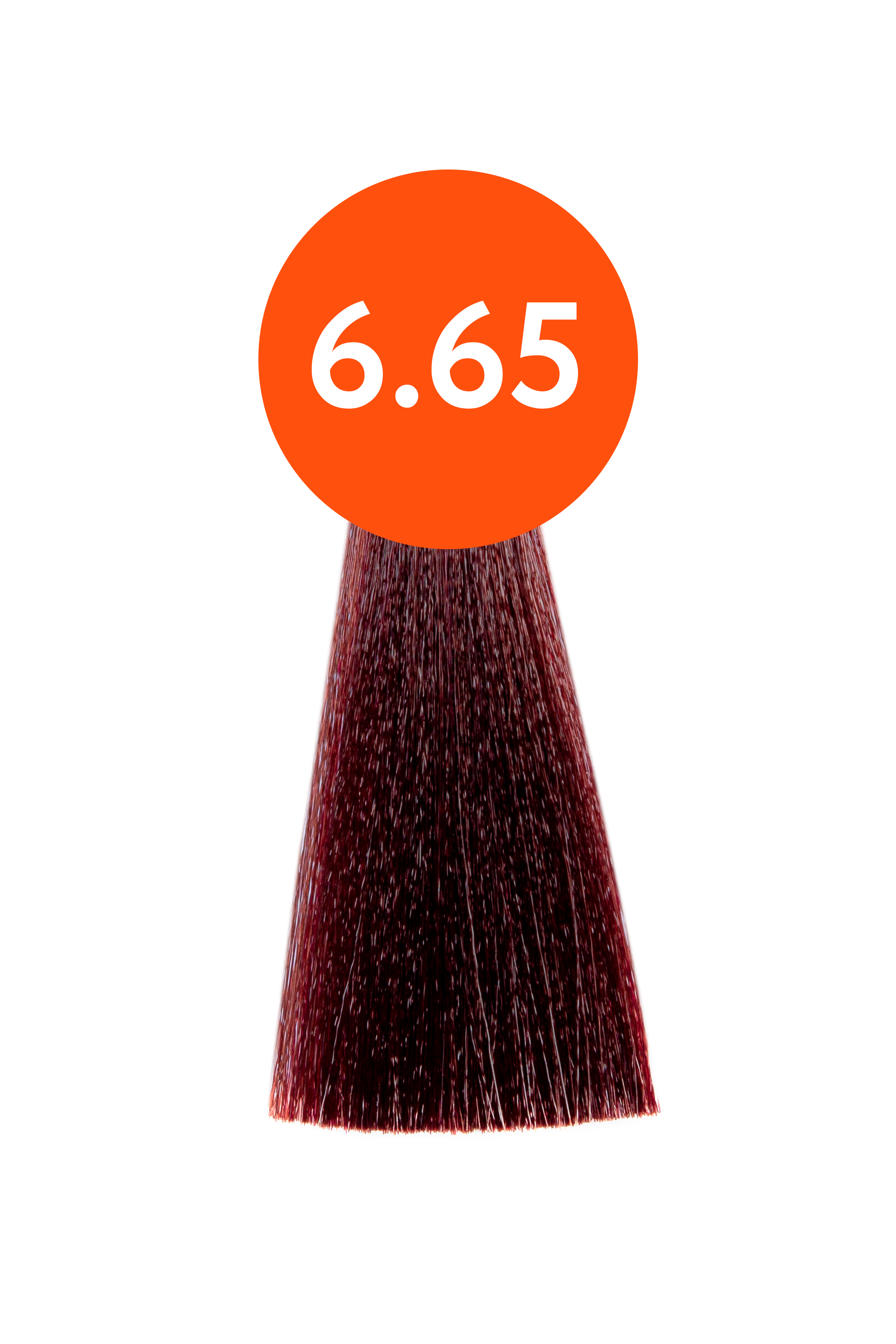 OLLIN "N-JOY"  6/65 – темно-русый красно-махагоновый, перманентная крем-краска для волос 100мл