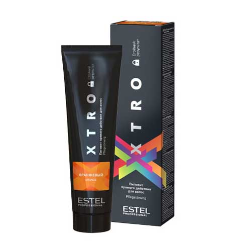 XTRO BLACK Оранжевый, Пигмент прямого действия для волос, 100 мл