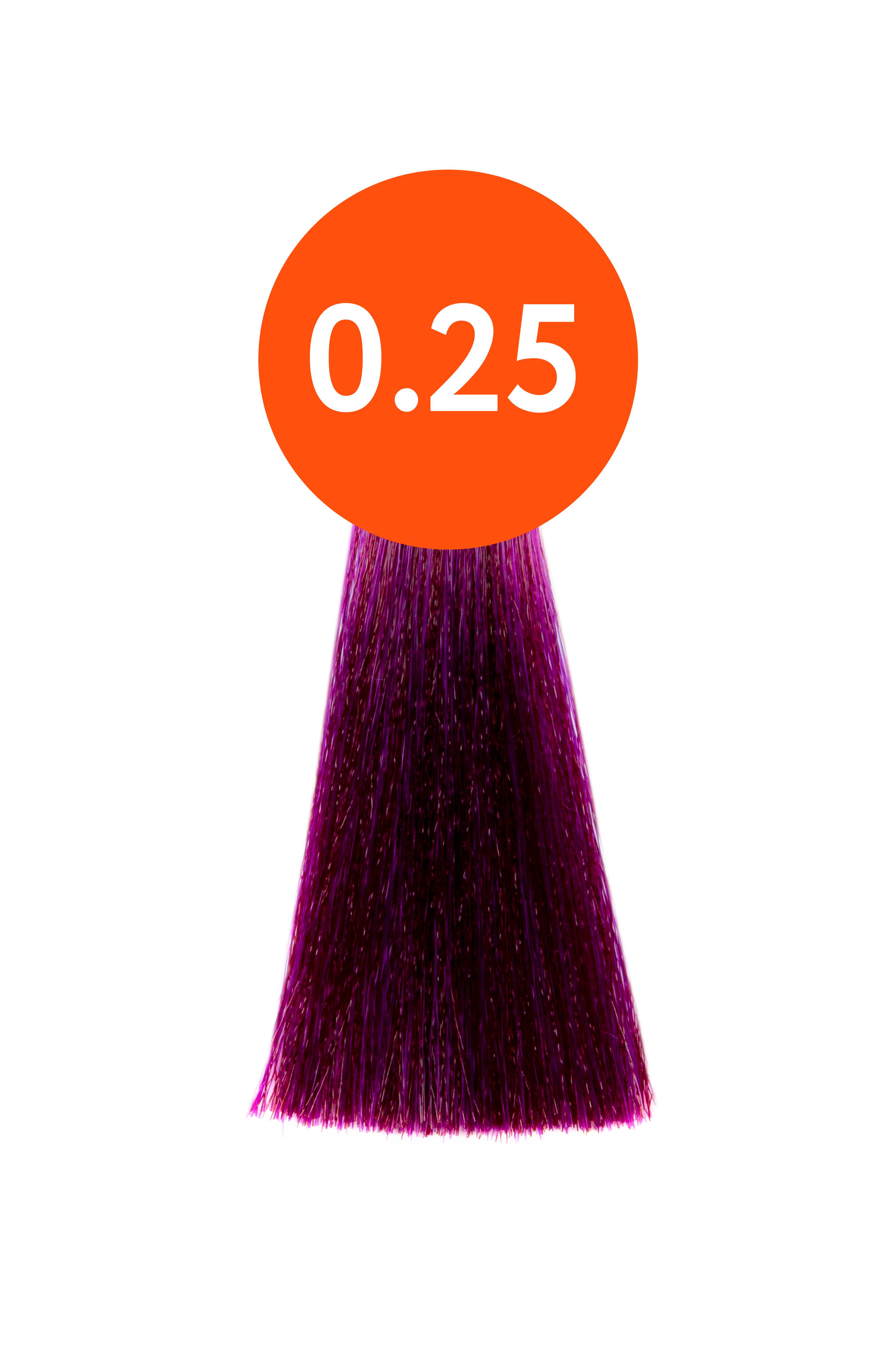 OLLIN "N-JOY"  0/25 - фиолетово-махагоновый (розовый), перманентная крем-краска для волос 100мл