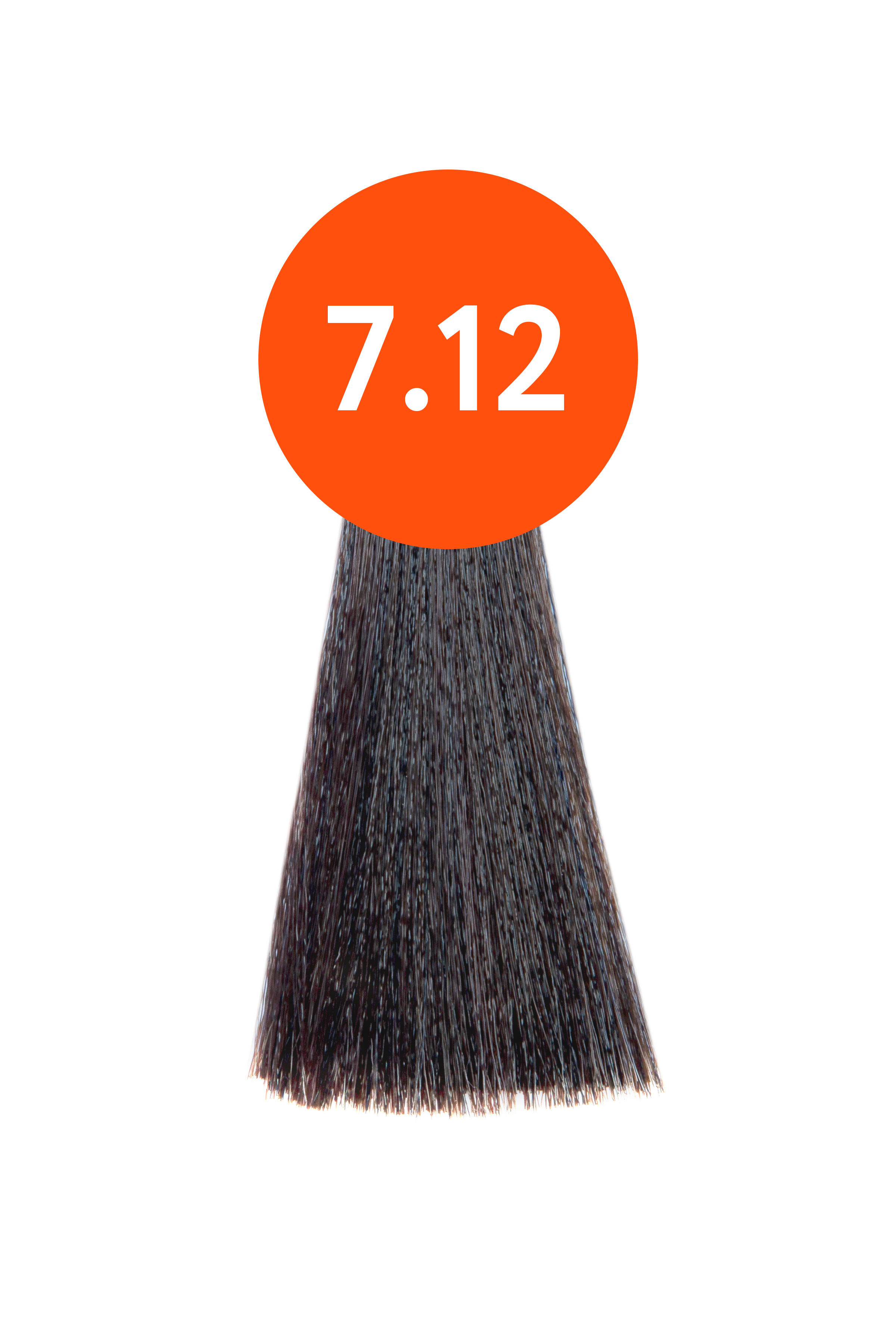 OLLIN "N-JOY"  7/12 - русый пепельно-фиолетовый, перманентная крем-краска для волос 100мл