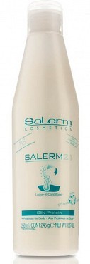 Salerm 21 Кондиционер для сухих и поврежденных волос с протеинами шелка.Увлажнение,восстановление 250мл