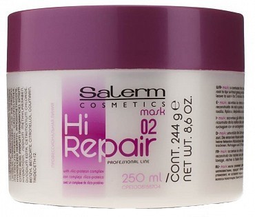 Hi Repair Маска восстановление сухих и поврежденных волос с нитями шелка и эффектом ботокса 250мл