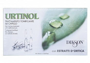 URTINOL/ Тонизирующий комплекс с экстрактом крапивы против жирности кожи головы и себореи 10*10мл