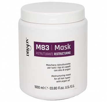 MASK RISTRUTTURANTE M83 / Восстанавливающая маска для всех типов волос с аргановым маслом 1000