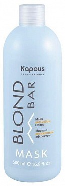 KAPOUS Blond Bar Маска с антижелтым эффектом серии "Blond Bar" 500мл